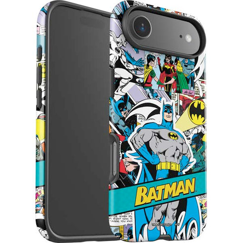 DC Comics Batman Vintage Pose Collage Art iPhone 17 Air Impact Case